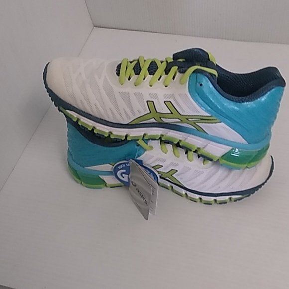 Asics gel quantum 180 white turquoise size 7.5 us - Picture 4 of 4